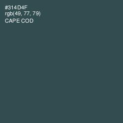 #314D4F - Cape Cod Color Image