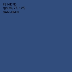 #314D7D - San Juan Color Image