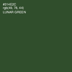 #314E2C - Lunar Green Color Image
