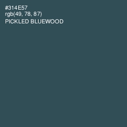 #314E57 - Pickled Bluewood Color Image