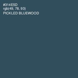 #314E5D - Pickled Bluewood Color Image