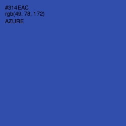 #314EAC - Azure Color Image