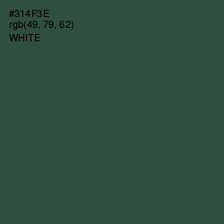 #314F3E - Lunar Green Color Image