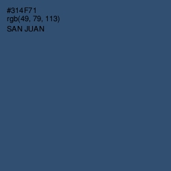 #314F71 - San Juan Color Image