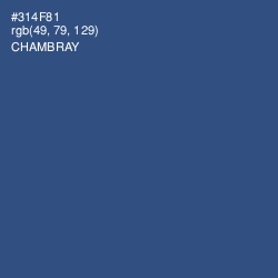 #314F81 - Chambray Color Image