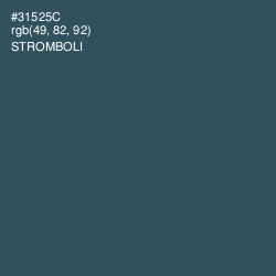 #31525C - Stromboli Color Image