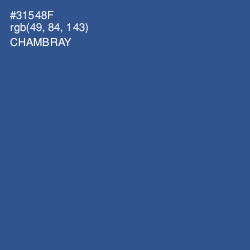 #31548F - Chambray Color Image