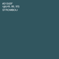 #31565F - Stromboli Color Image