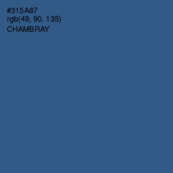 #315A87 - Chambray Color Image