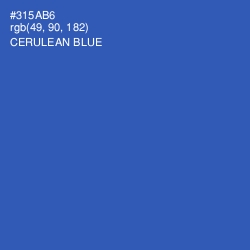 #315AB6 - Cerulean Blue Color Image