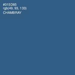 #315D85 - Chambray Color Image