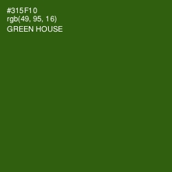 #315F10 - Green House Color Image