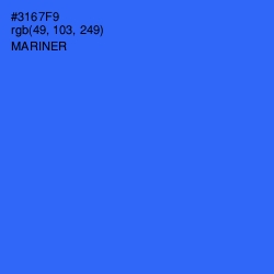 #3167F9 - Mariner Color Image