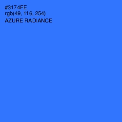 #3174FE - Azure Radiance Color Image