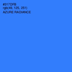 #317DFB - Azure Radiance Color Image