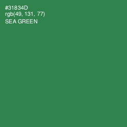 #31834D - Sea Green Color Image