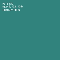 #31847D - Eucalyptus Color Image