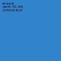 #3184CB - Curious Blue Color Image