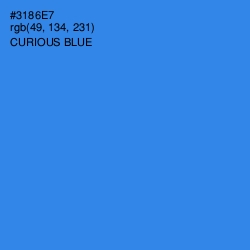 #3186E7 - Curious Blue Color Image