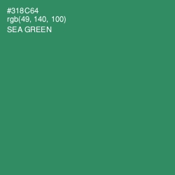 #318C64 - Sea Green Color Image