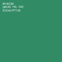 #318C66 - Eucalyptus Color Image