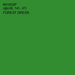 #318D2F - Forest Green Color Image