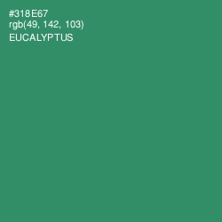 #318E67 - Eucalyptus Color Image