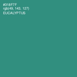 #318F7F - Eucalyptus Color Image