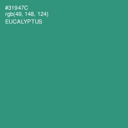 #31947C - Eucalyptus Color Image