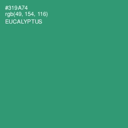 #319A74 - Eucalyptus Color Image