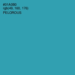 #31A0B0 - Pelorous Color Image