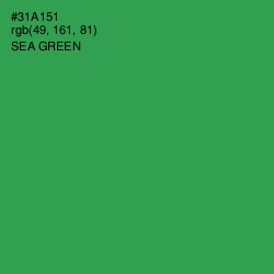 #31A151 - Sea Green Color Image