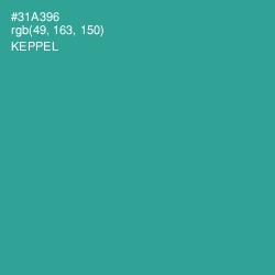 #31A396 - Keppel Color Image