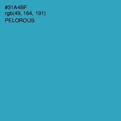 #31A4BF - Pelorous Color Image
