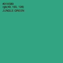 #31A580 - Jungle Green Color Image