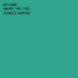 #31A68E - Jungle Green Color Image