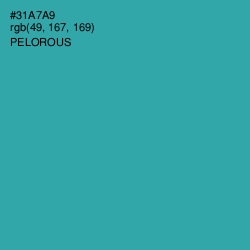 #31A7A9 - Pelorous Color Image