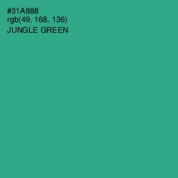 #31A888 - Jungle Green Color Image