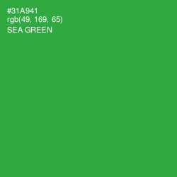 #31A941 - Sea Green Color Image