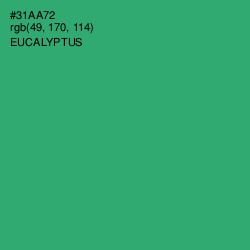 #31AA72 - Eucalyptus Color Image