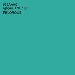 #31AAA0 - Pelorous Color Image