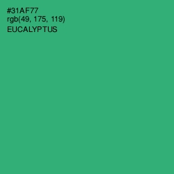 #31AF77 - Eucalyptus Color Image