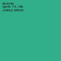 #31AF8A - Jungle Green Color Image