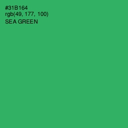 #31B164 - Sea Green Color Image