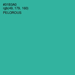 #31B3A0 - Pelorous Color Image