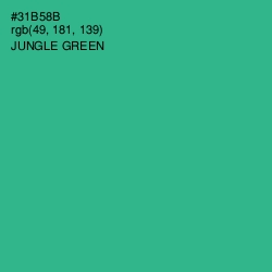 #31B58B - Jungle Green Color Image