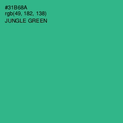 #31B68A - Jungle Green Color Image