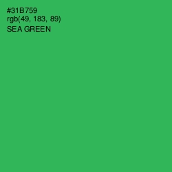 #31B759 - Sea Green Color Image