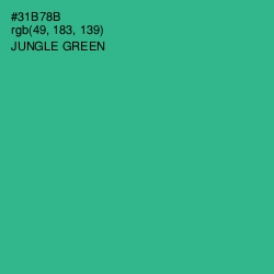 #31B78B - Jungle Green Color Image