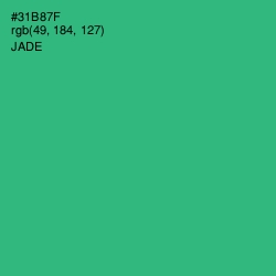 #31B87F - Jade Color Image